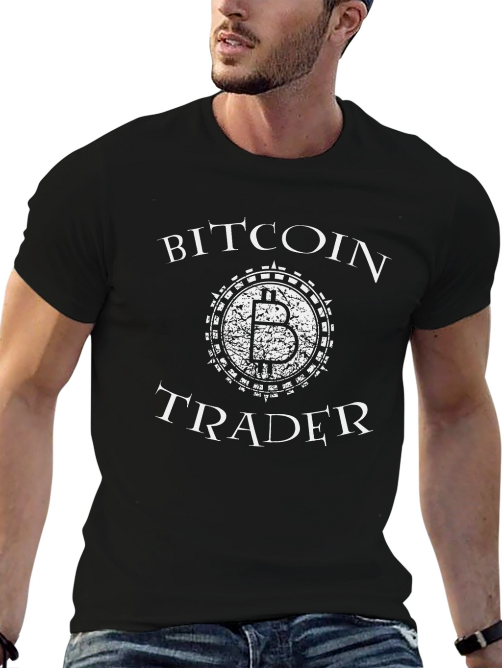 Bitcoin Trader Black Graphic Tee