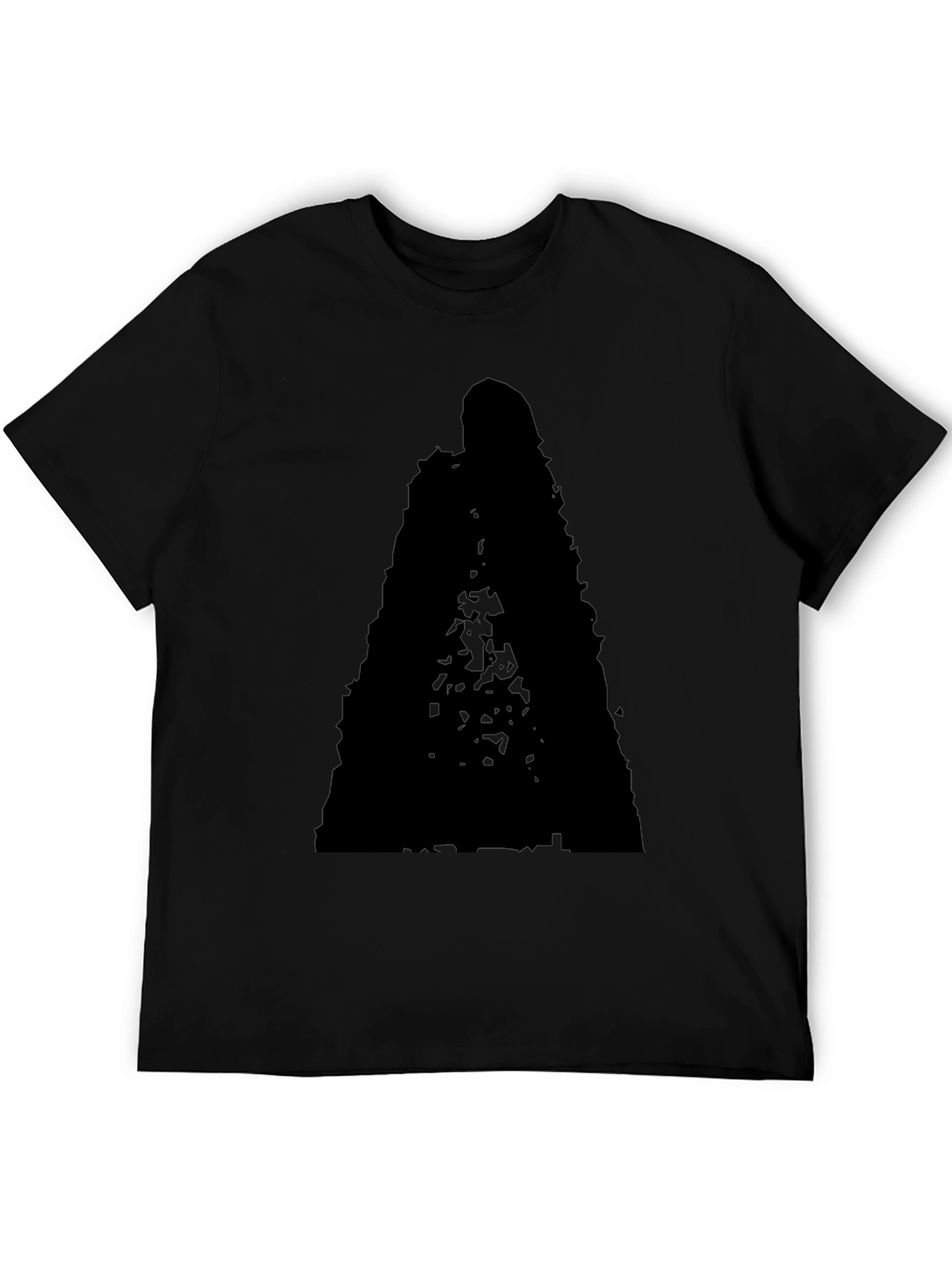 Dark Silhouette Graphic Tee - Mens Black T-Shirt