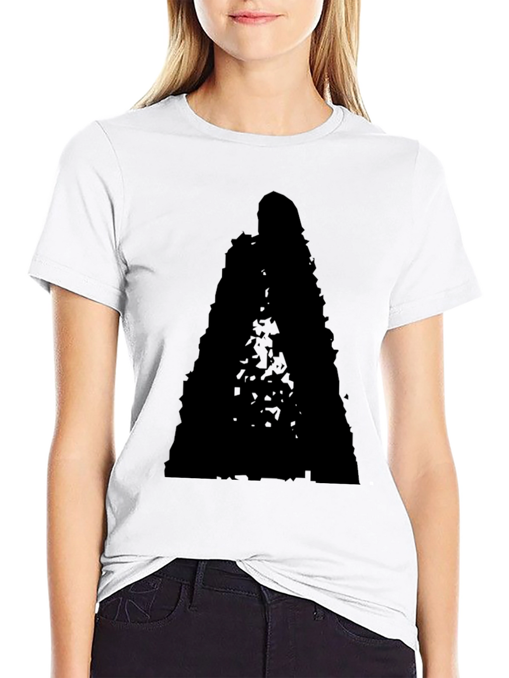 Dark Silhouette Graphic Tee - Mens Black T-Shirt