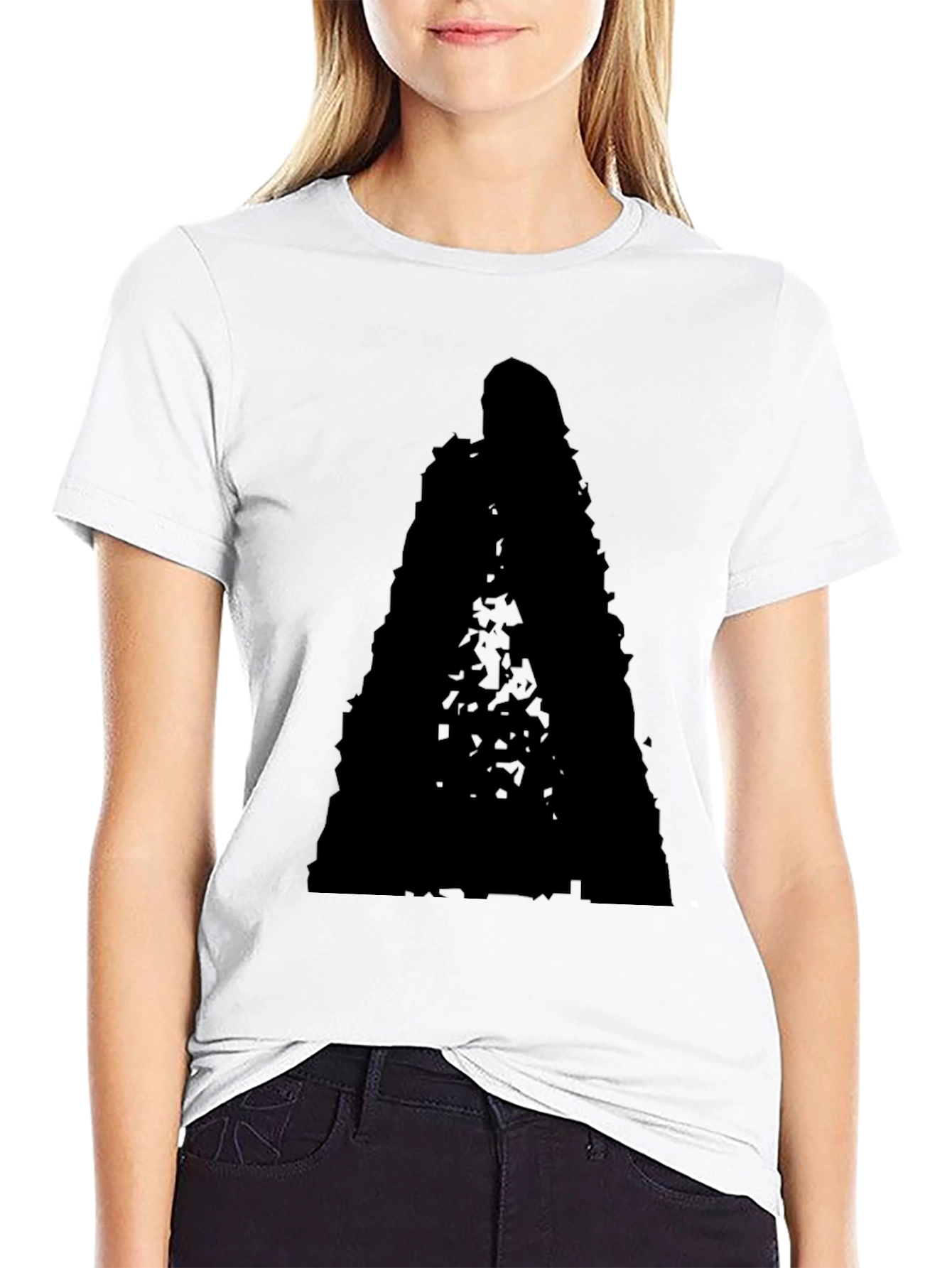 Dark Silhouette Graphic Tee - Mens Black T-Shirt
