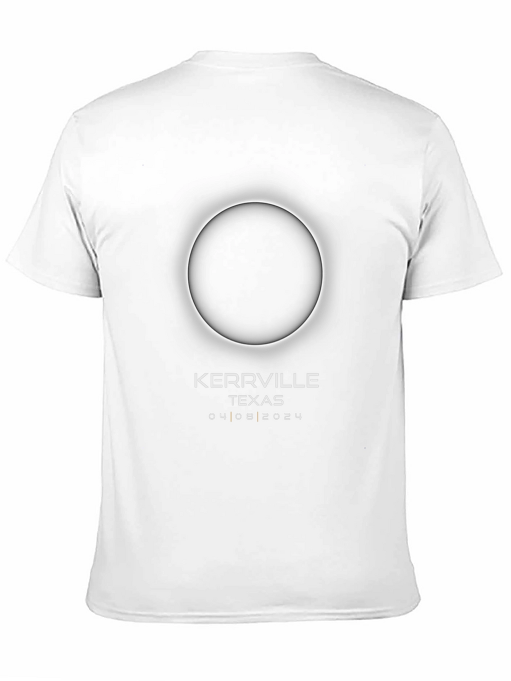 Kerrville Texas Eclipse 04 08 2024 Black T-Shirt