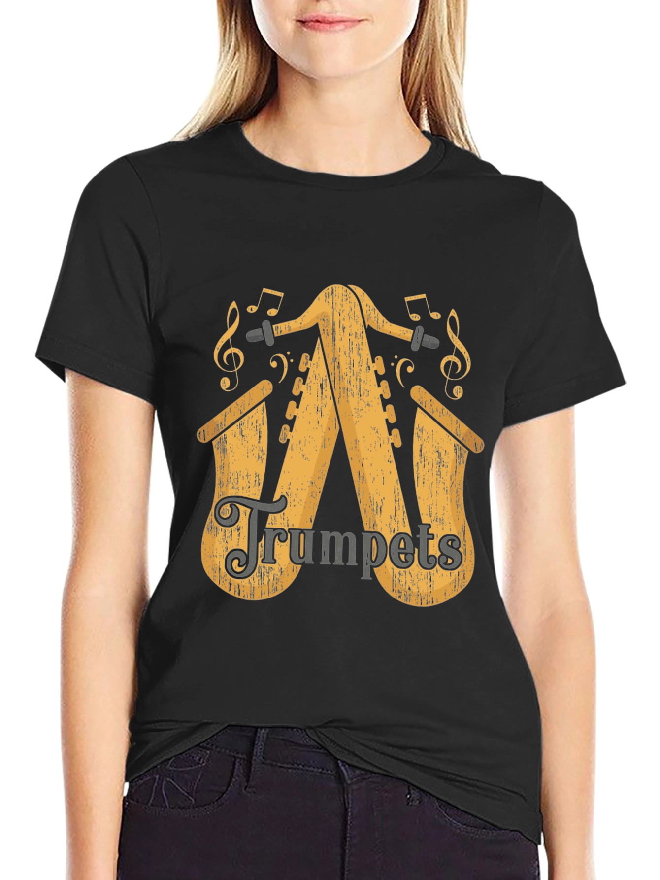 Musical Trumpets T-Shirt - Unique Design