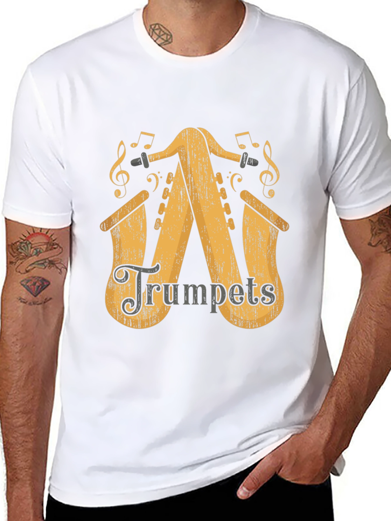 Musical Trumpets T-Shirt - Unique Design