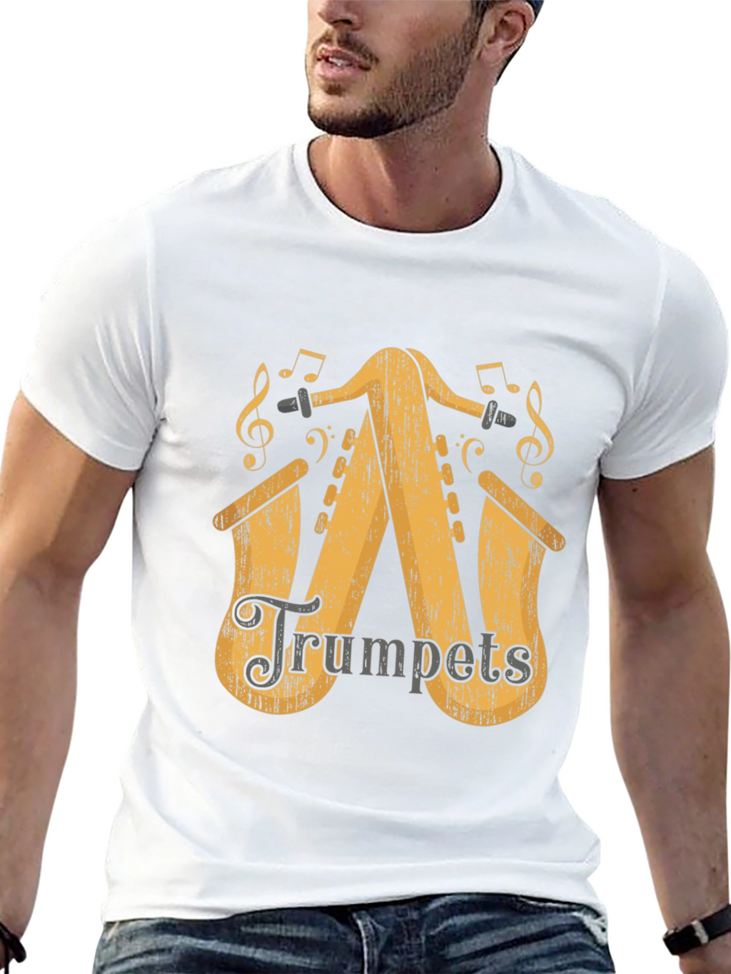Musical Trumpets T-Shirt - Unique Design