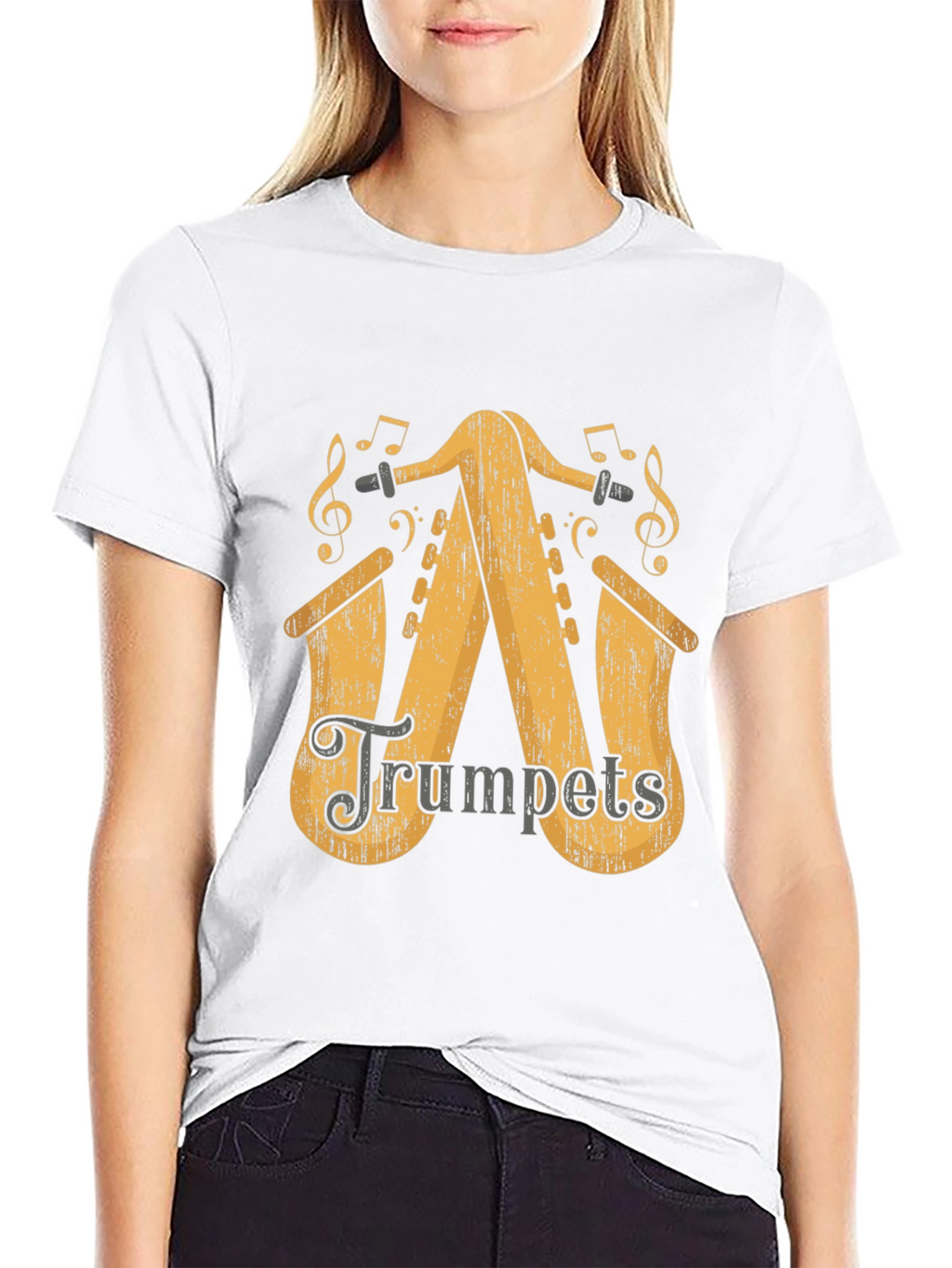 Musical Trumpets T-Shirt - Unique Design