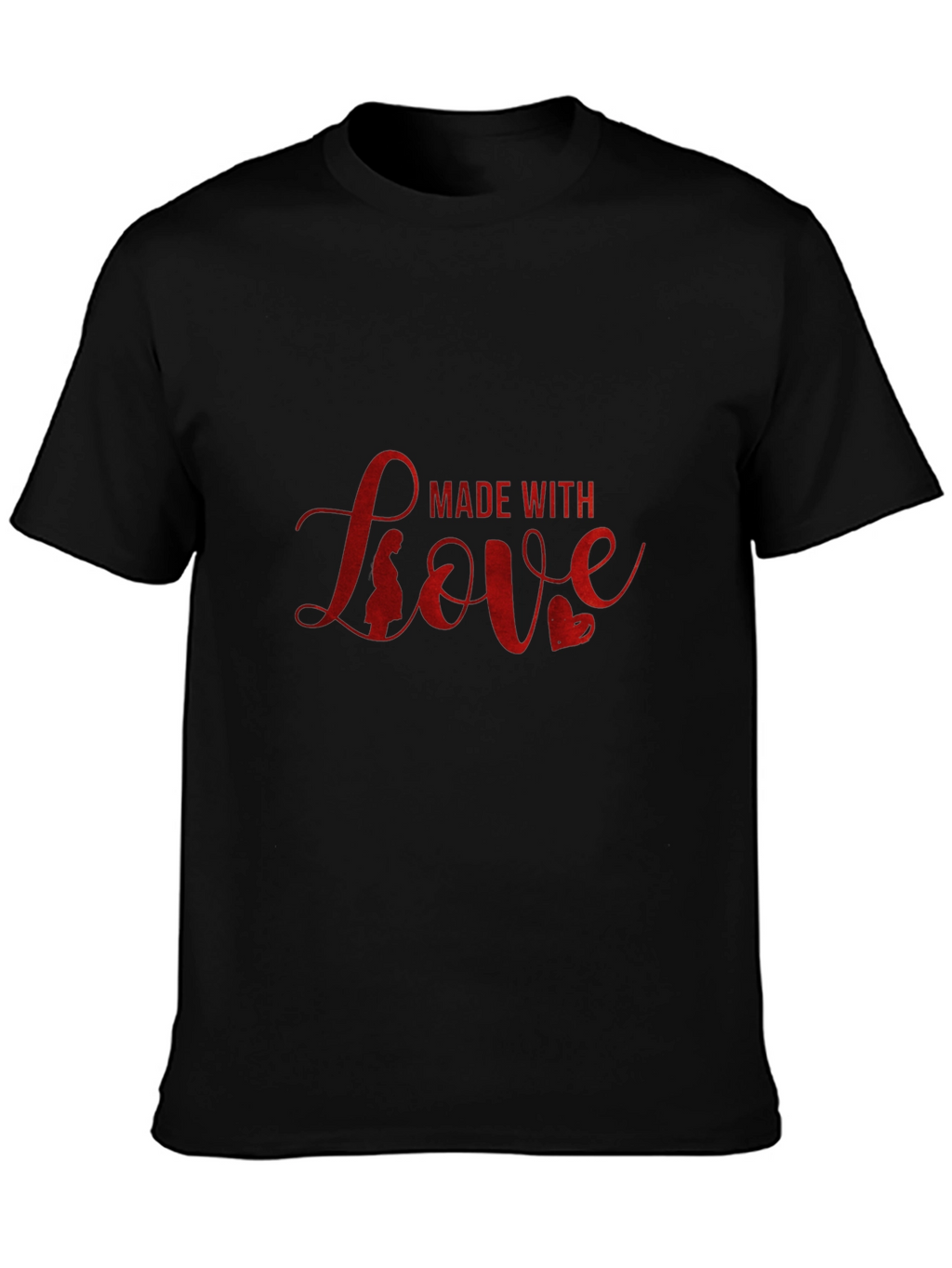 Made with Love Black T-Shirt