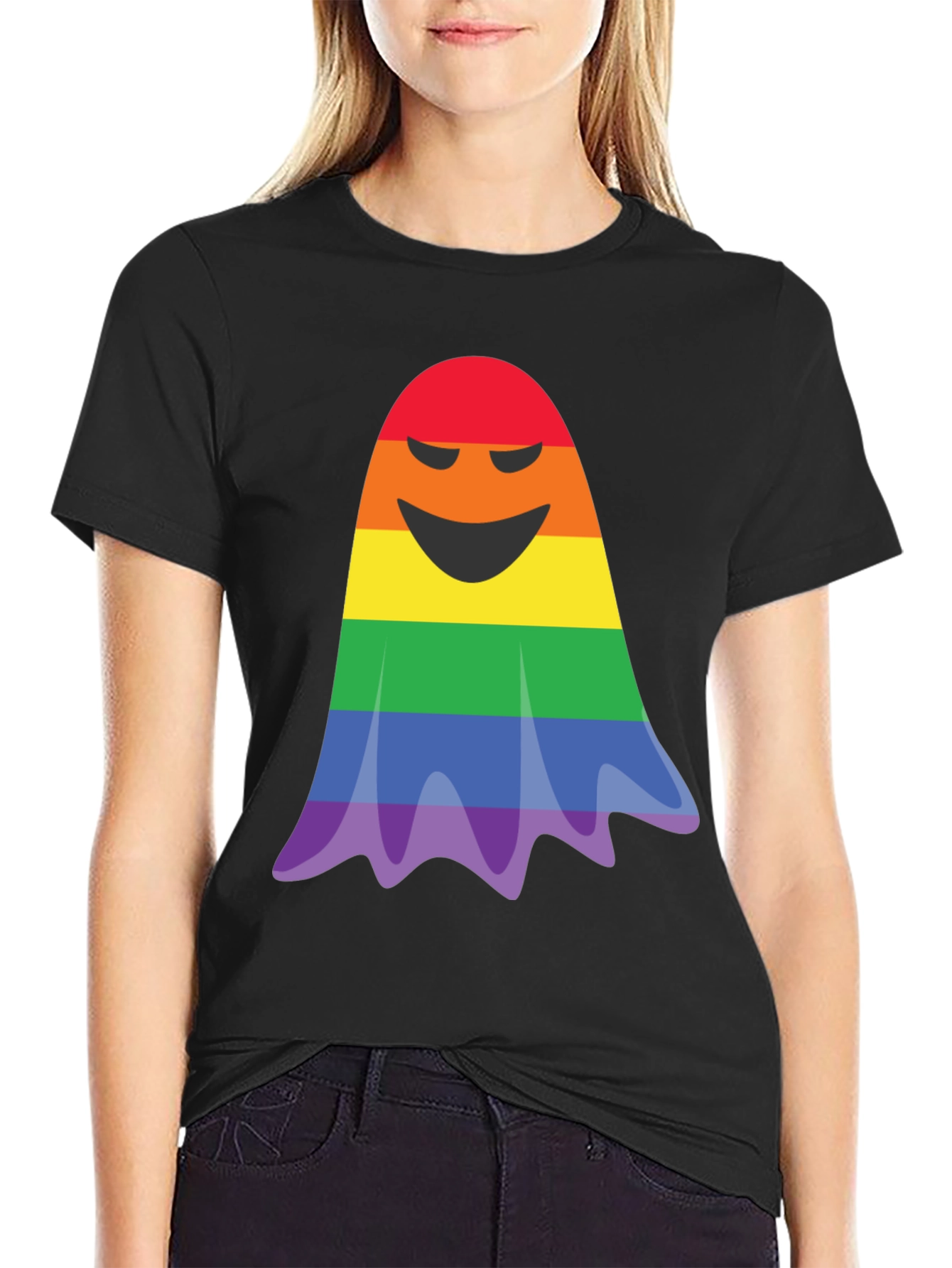 Rainbow Ghost T-Shirt