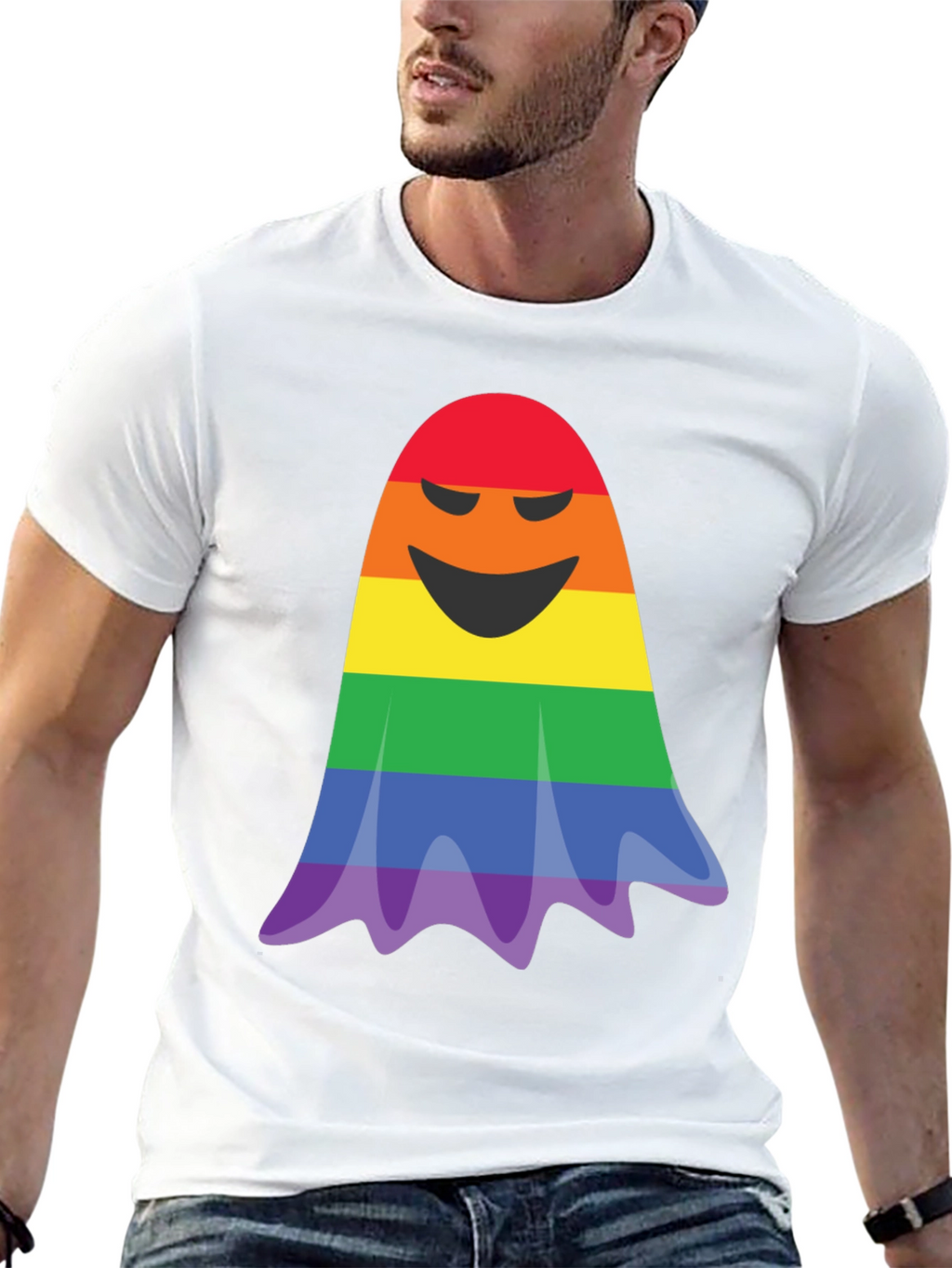 Rainbow Ghost T-Shirt