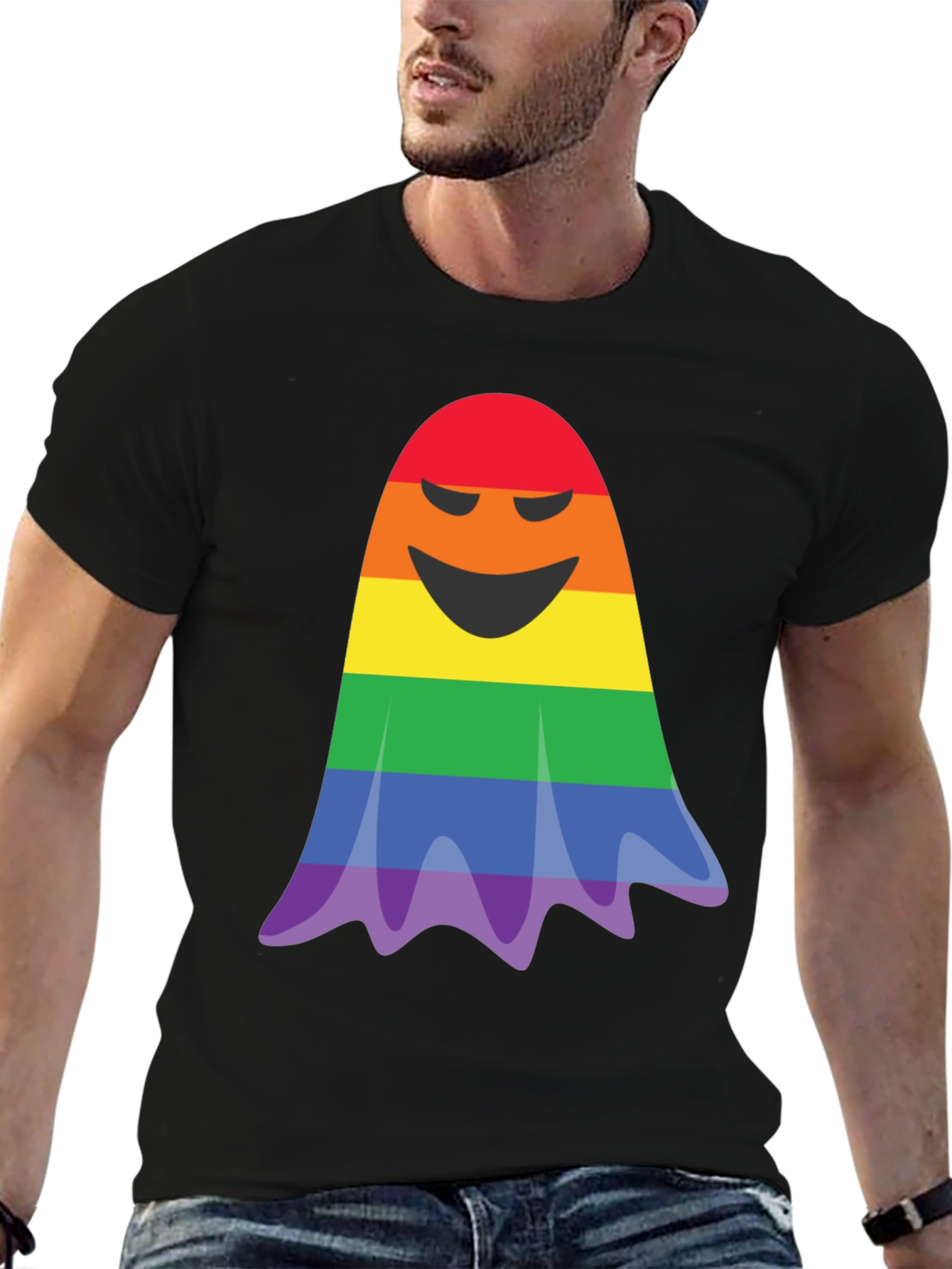 Rainbow Ghost T-Shirt