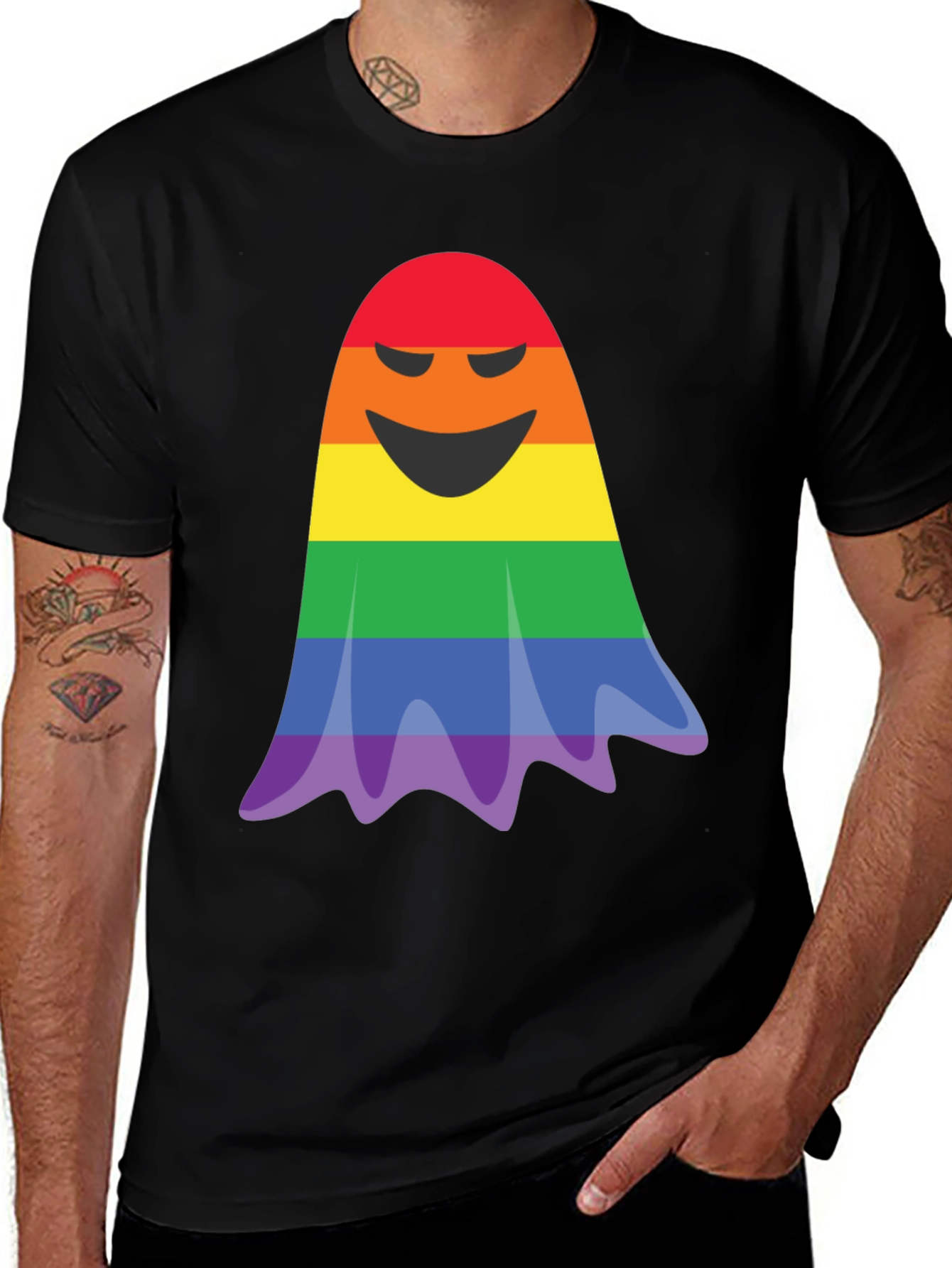 Rainbow Ghost T-Shirt