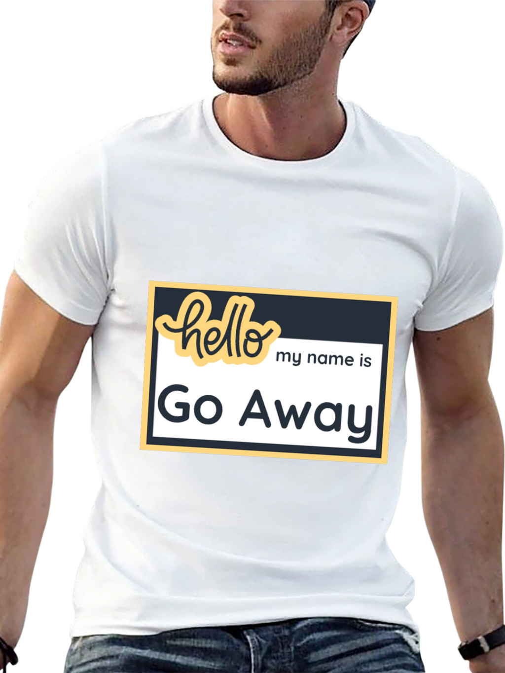 Go Away Graphic Tee - Funny Introvert T-Shirt
