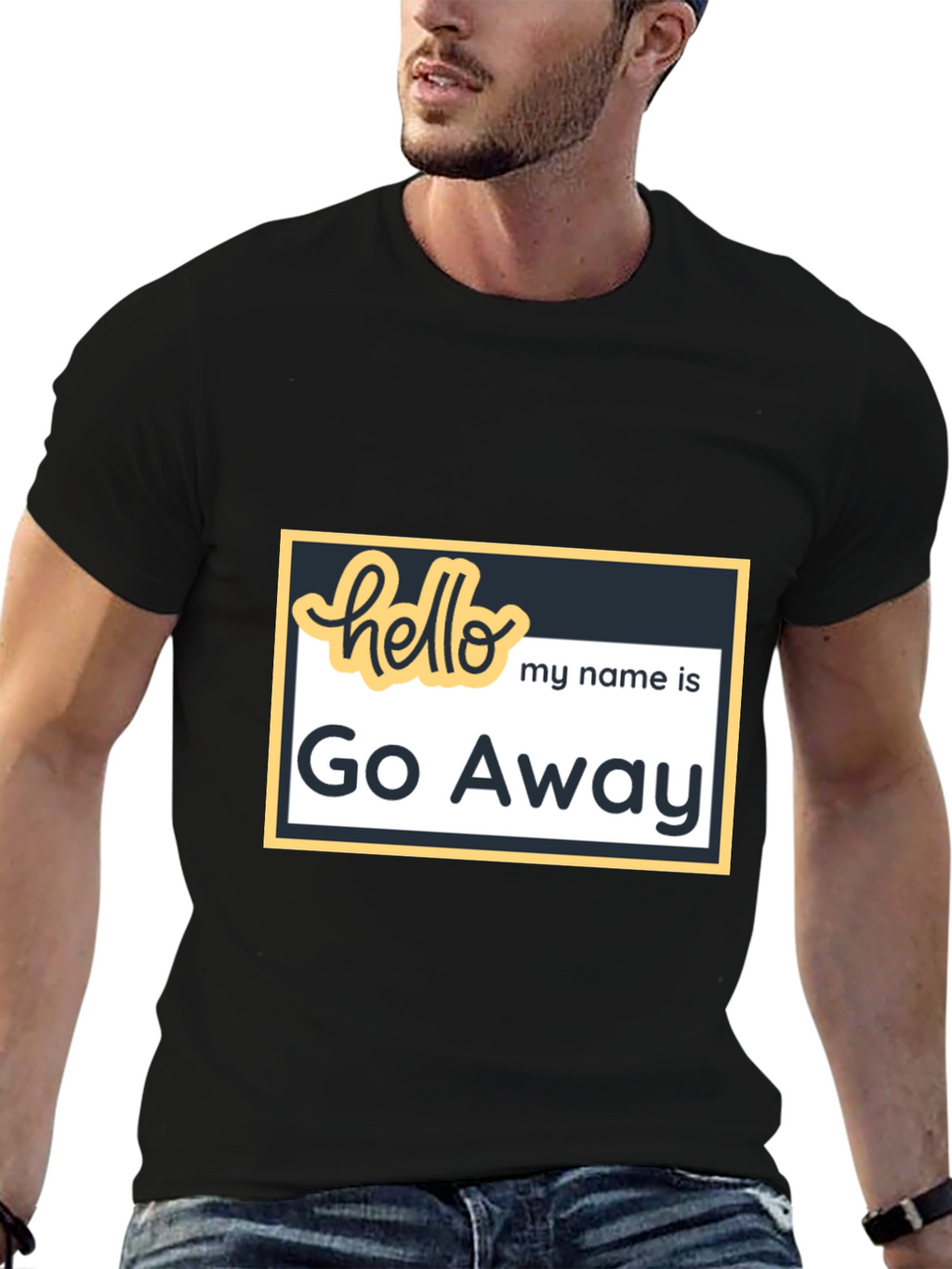 Go Away Graphic Tee - Funny Introvert T-Shirt