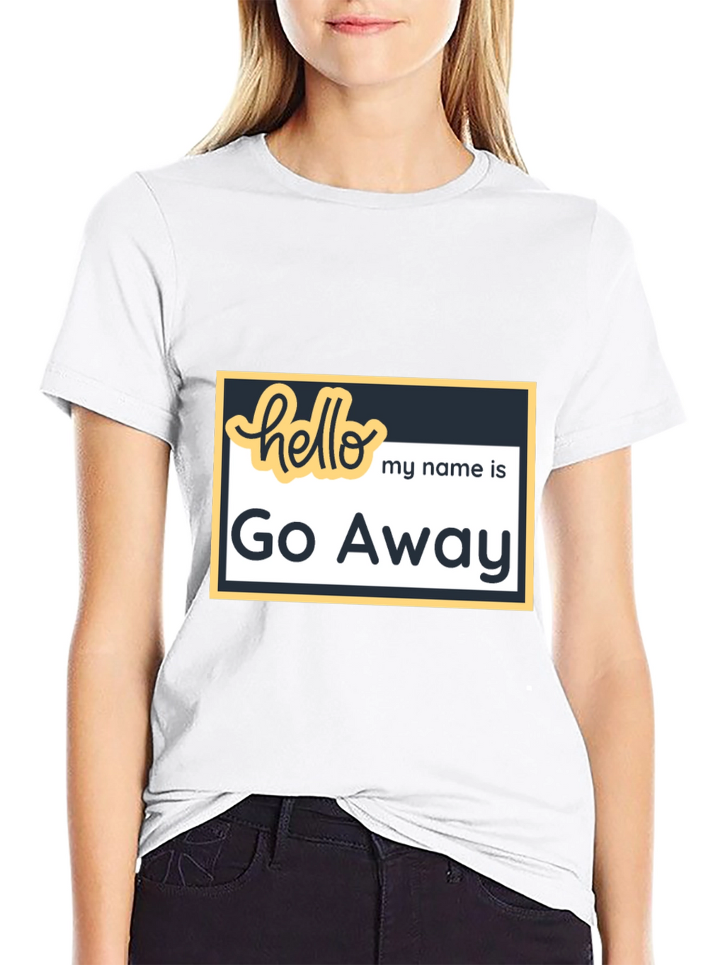Go Away Graphic Tee - Funny Introvert T-Shirt