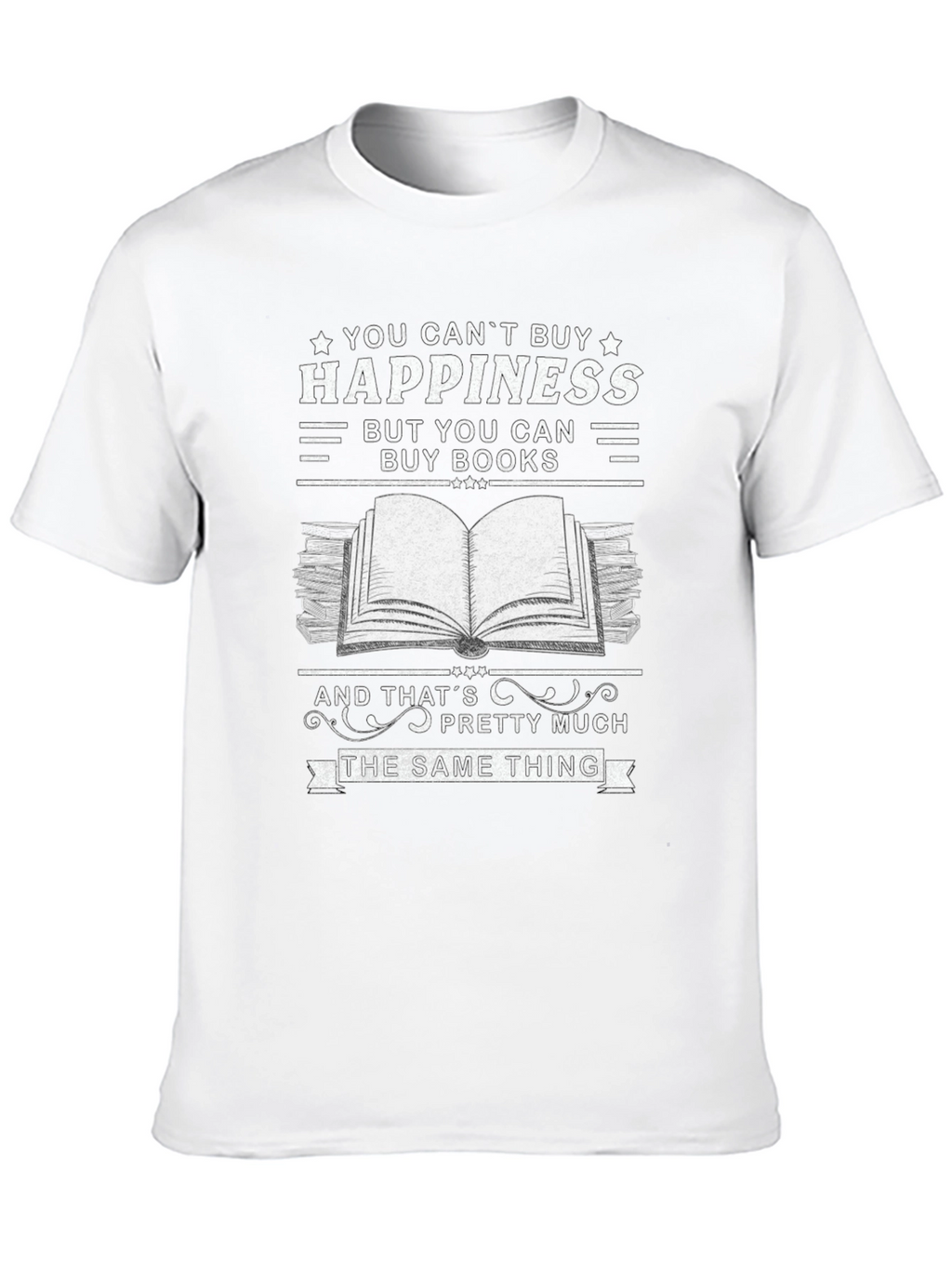 Buy Books Happiness T-Shirt