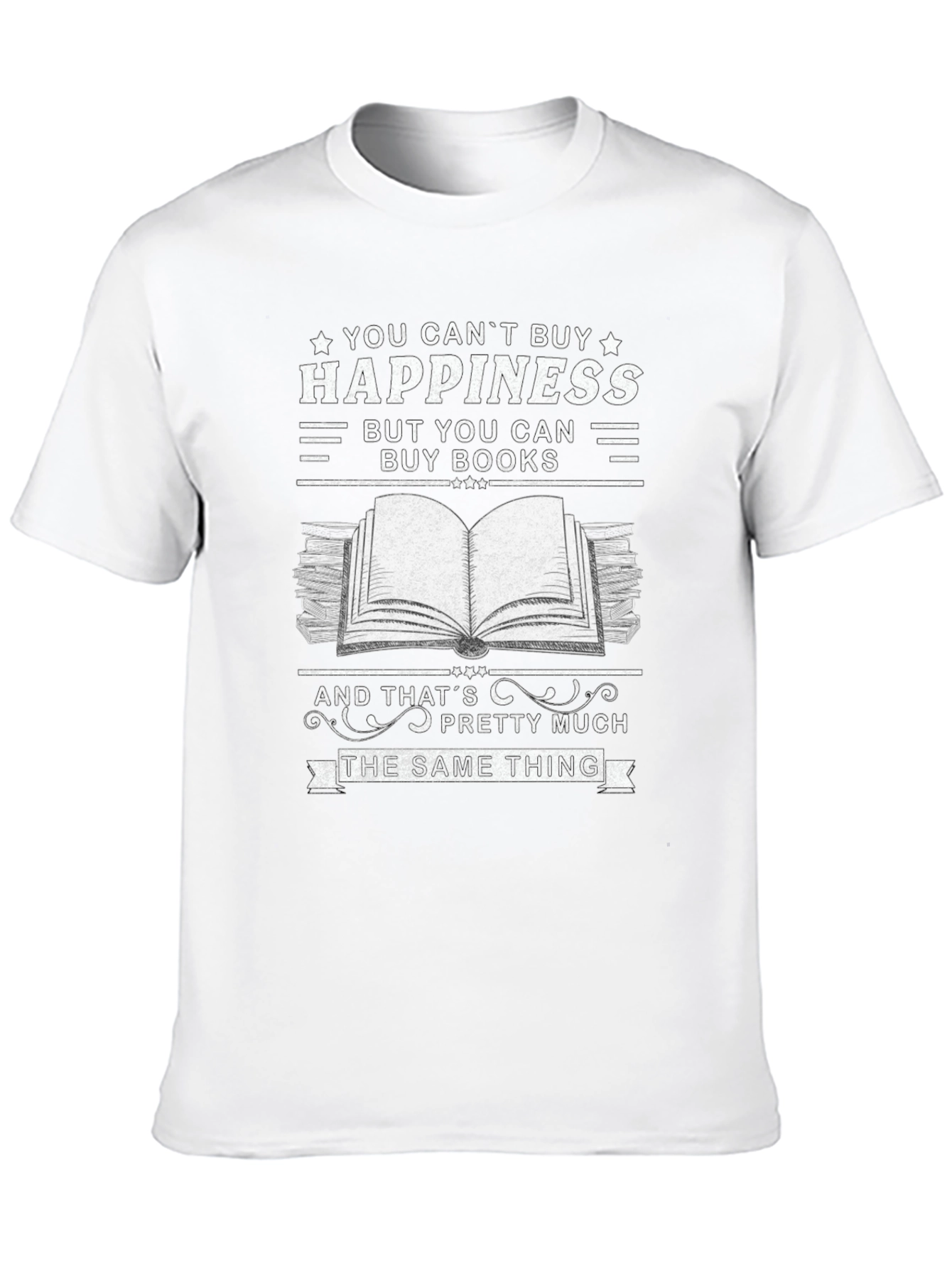 Buy Books Happiness T-Shirt
