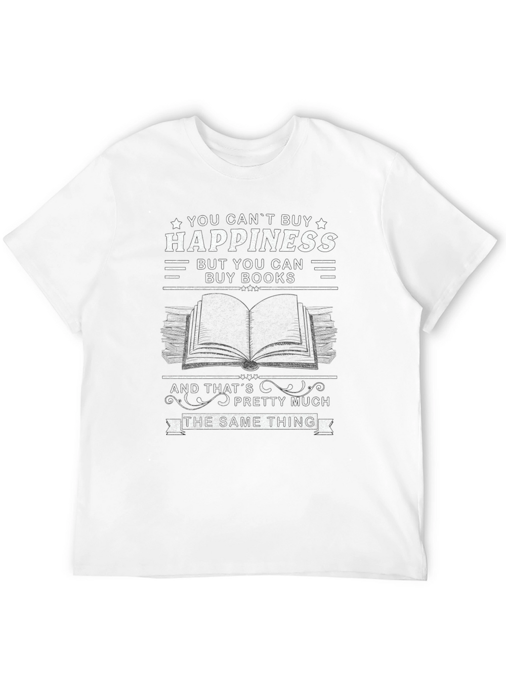 Buy Books Happiness T-Shirt