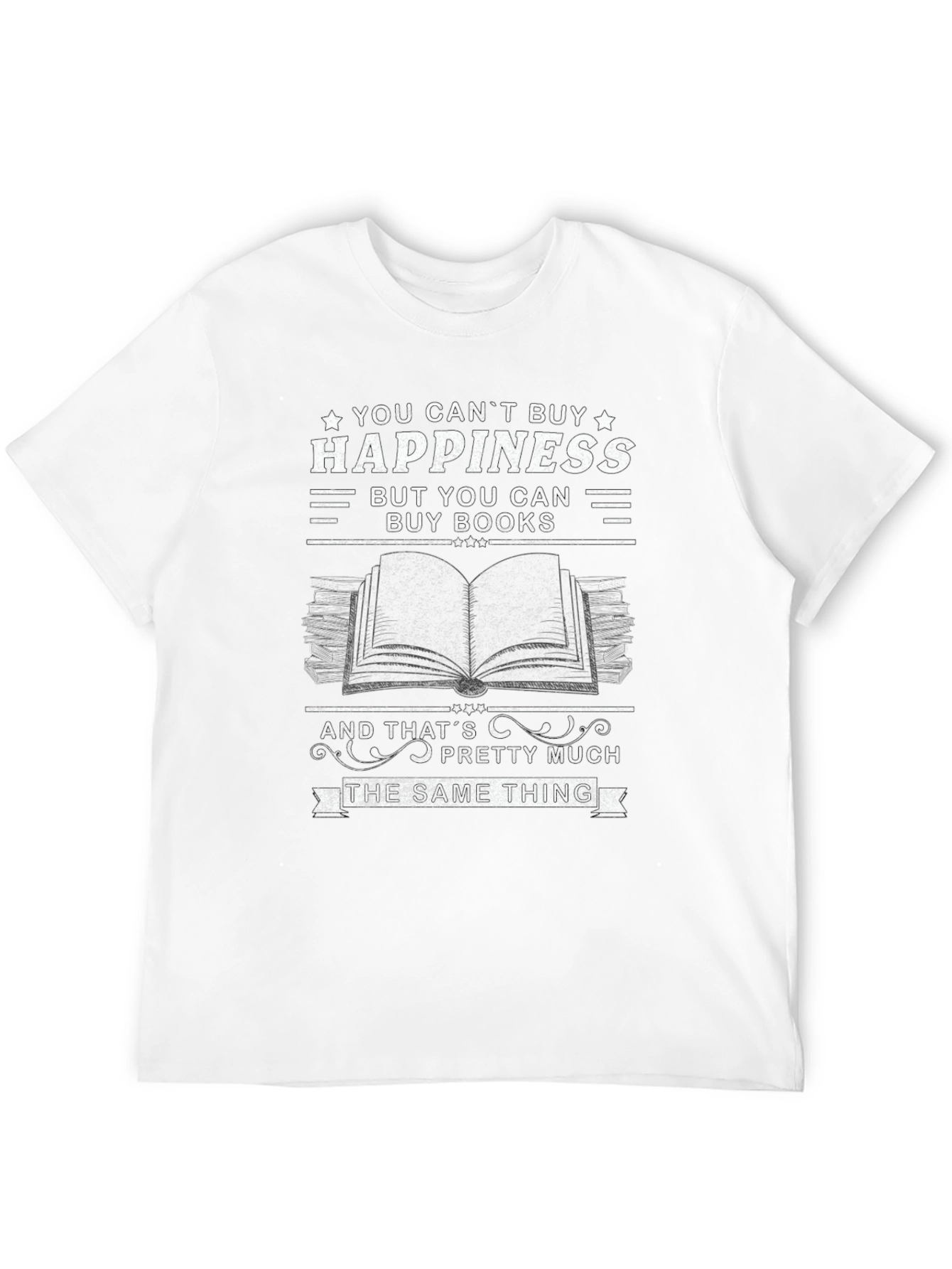 Buy Books Happiness T-Shirt