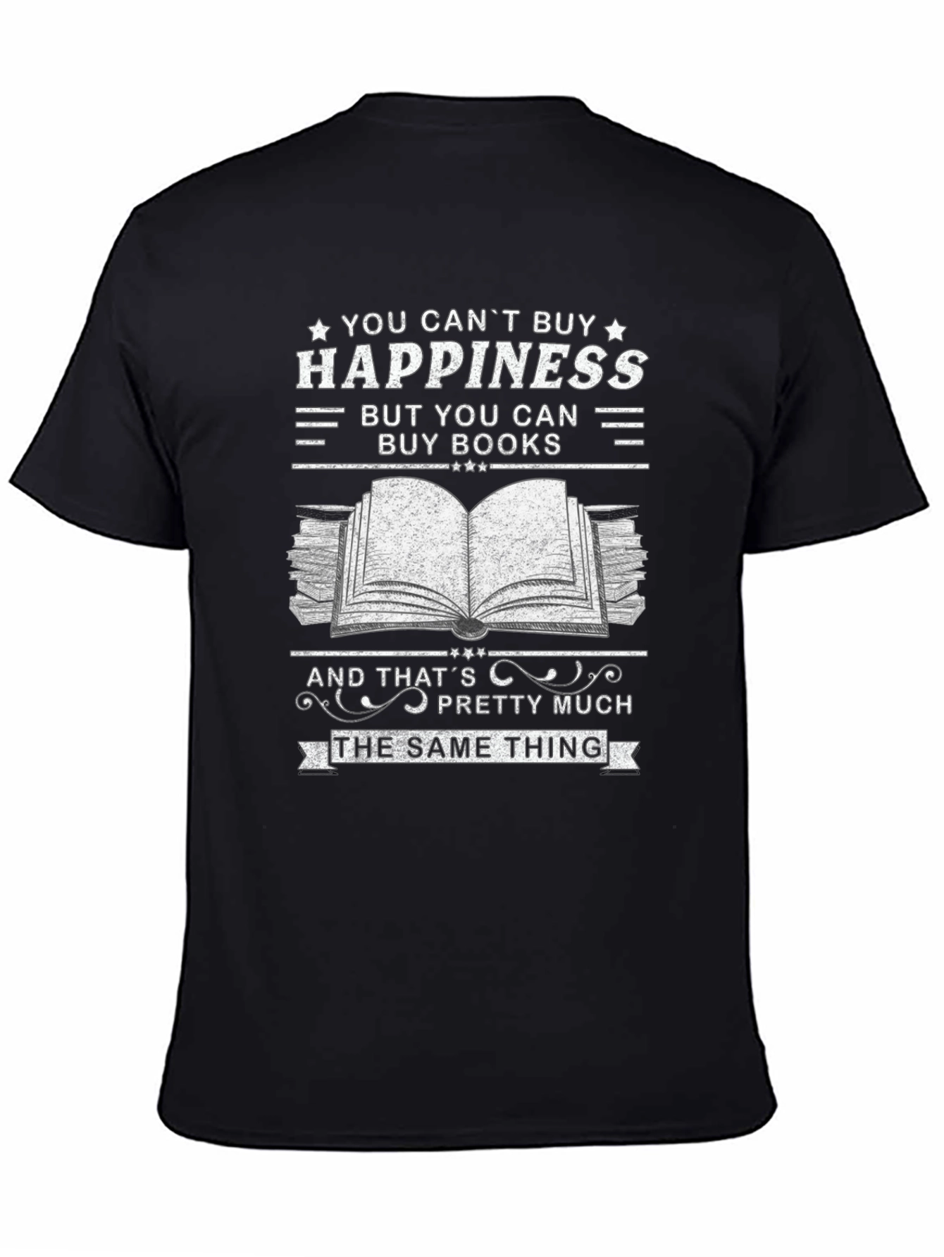 Buy Books Happiness T-Shirt