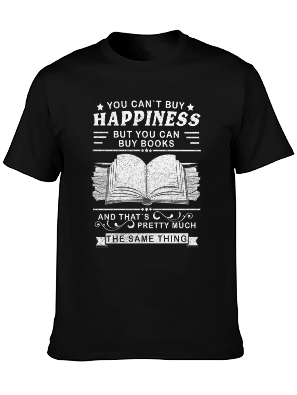 Buy Books Happiness T-Shirt