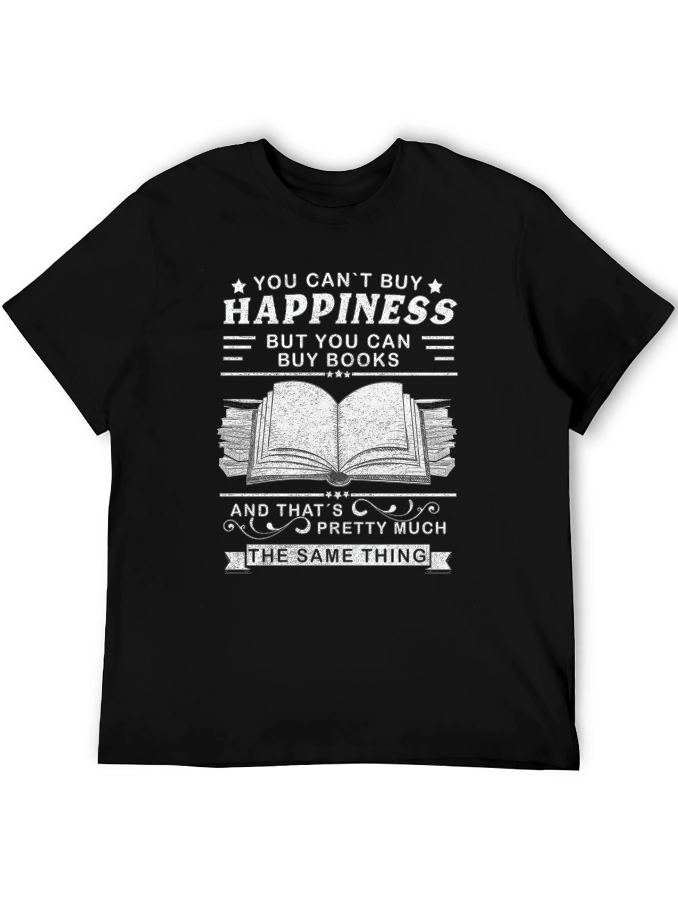 Buy Books Happiness T-Shirt