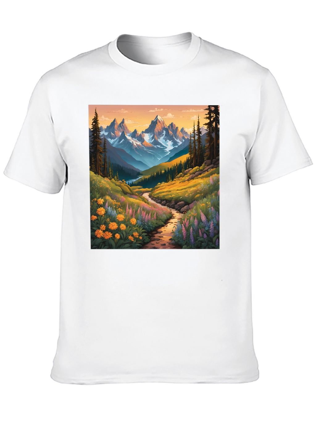 Mountain Vista Graphic Tee - Nature Lovers Shirt