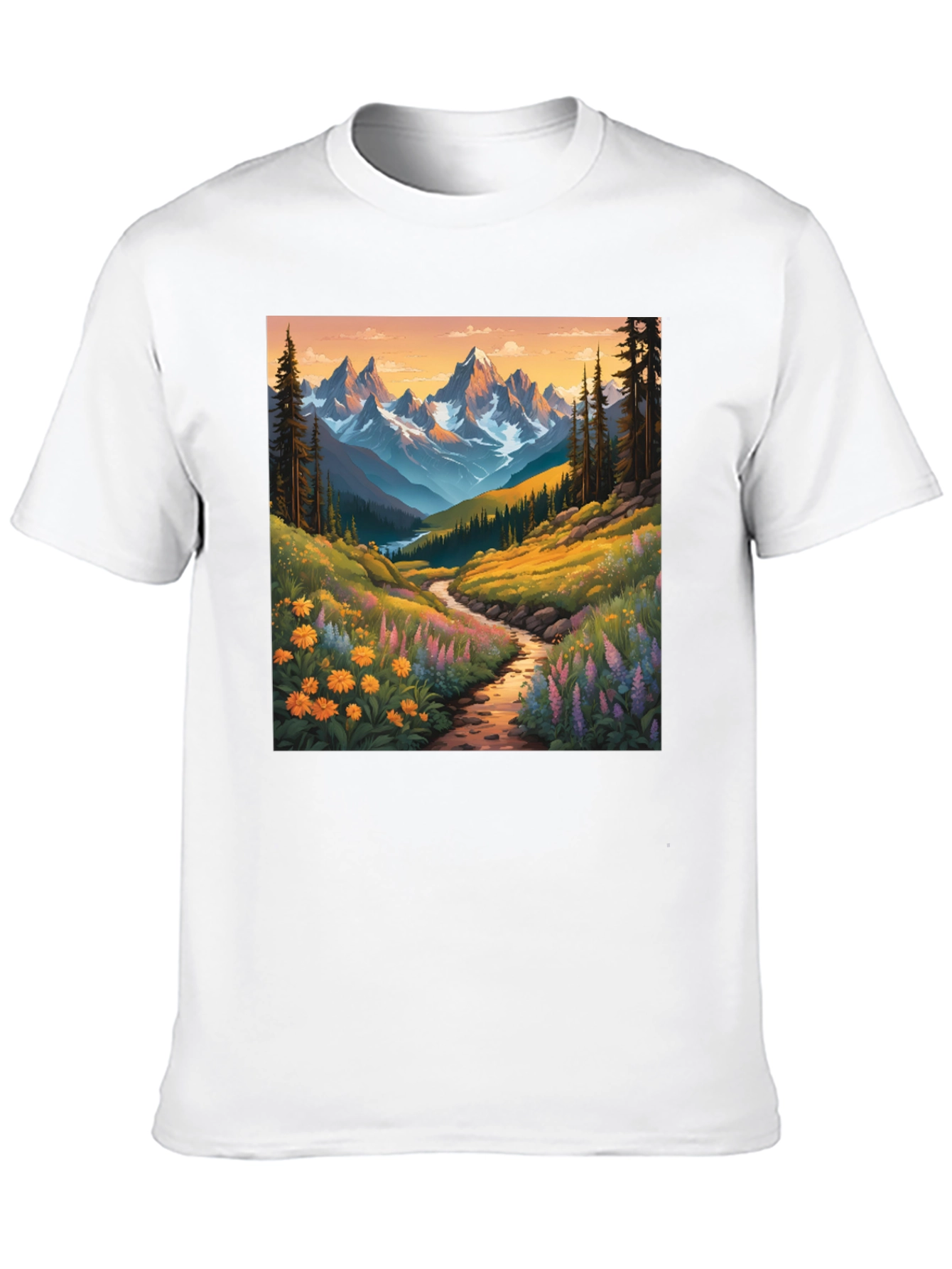 Mountain Vista Graphic Tee - Nature Lovers Shirt