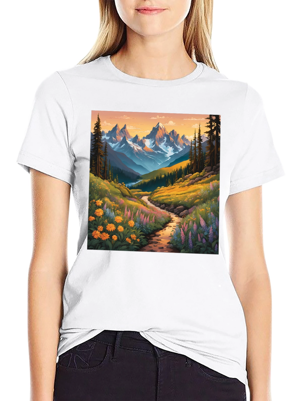 Mountain Vista Graphic Tee - Nature Lovers Shirt