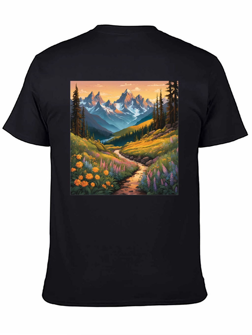 Mountain Vista Graphic Tee - Nature Lovers Shirt
