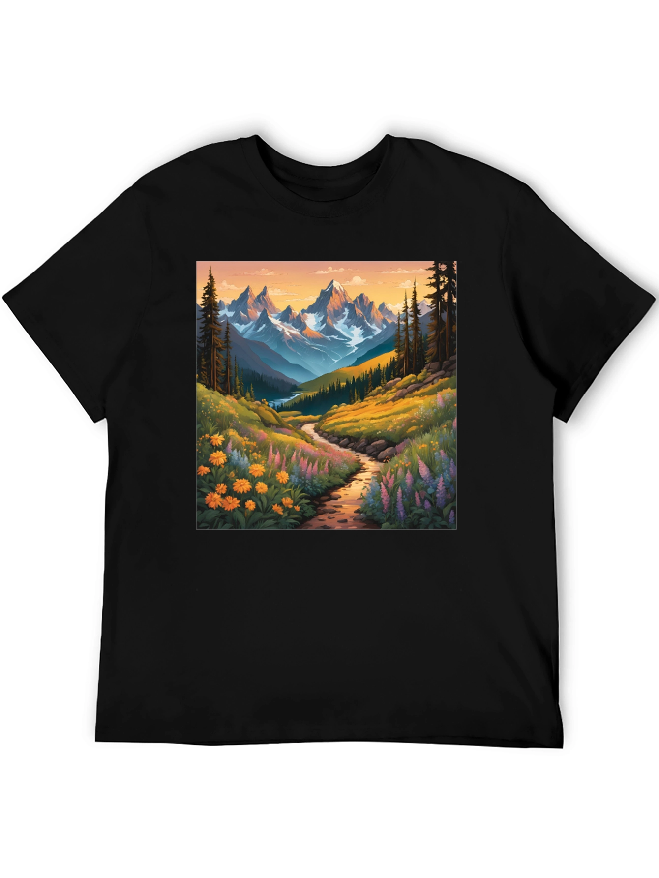 Mountain Vista Graphic Tee - Nature Lovers Shirt
