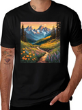 Mountain Vista Graphic Tee - Nature Lovers Shirt