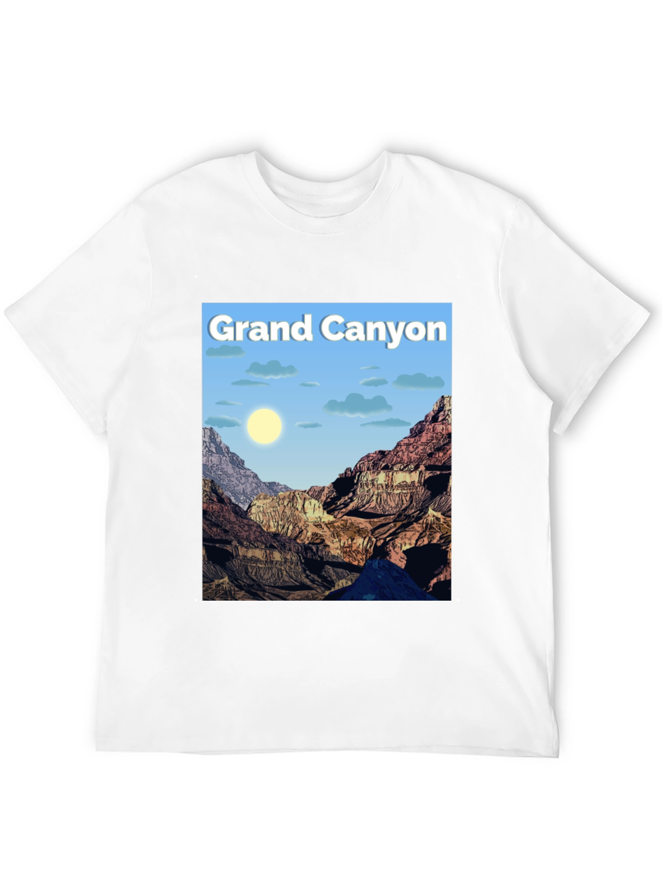Grand Canyon Graphic Tee - Scenic Travel Shirt