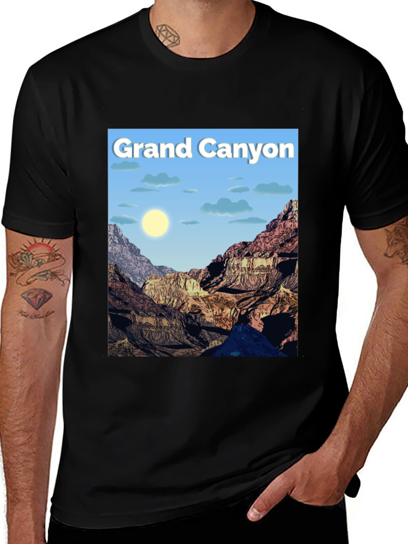 Grand Canyon Graphic Tee - Scenic Travel Shirt