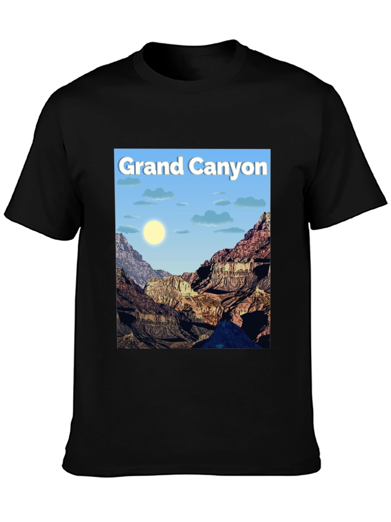 Grand Canyon Graphic Tee - Scenic Travel Shirt
