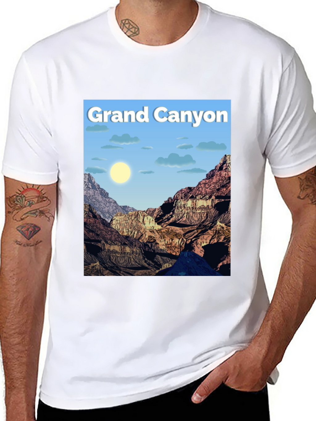 Grand Canyon Graphic Tee - Scenic Travel Shirt