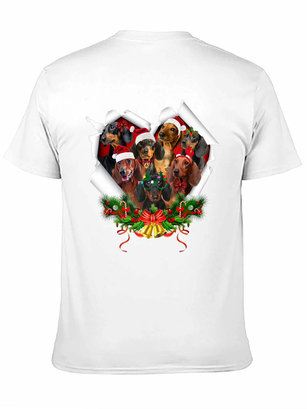 Festive Dachshund Christmas T-Shirt