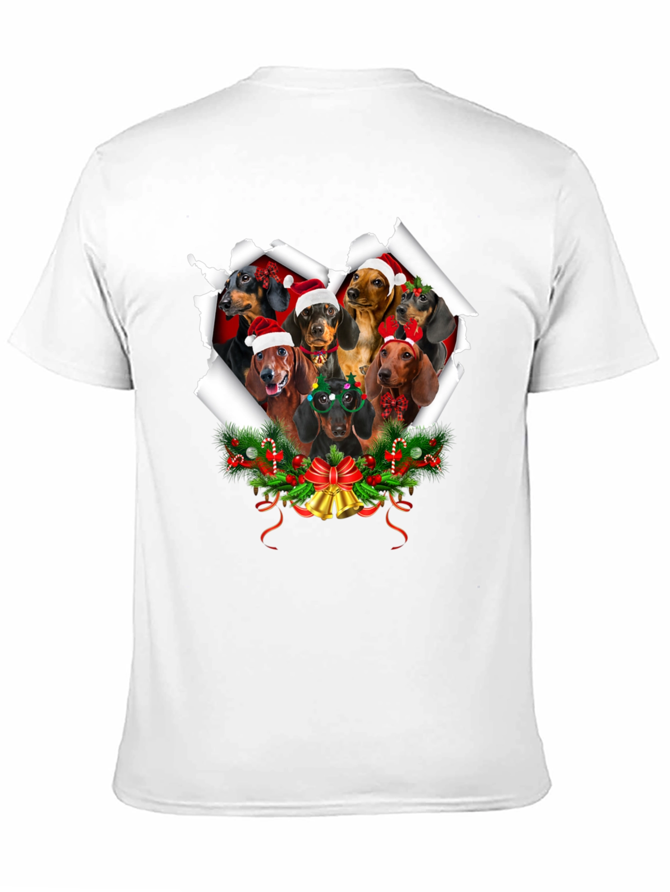 Festive Dachshund Christmas T-Shirt