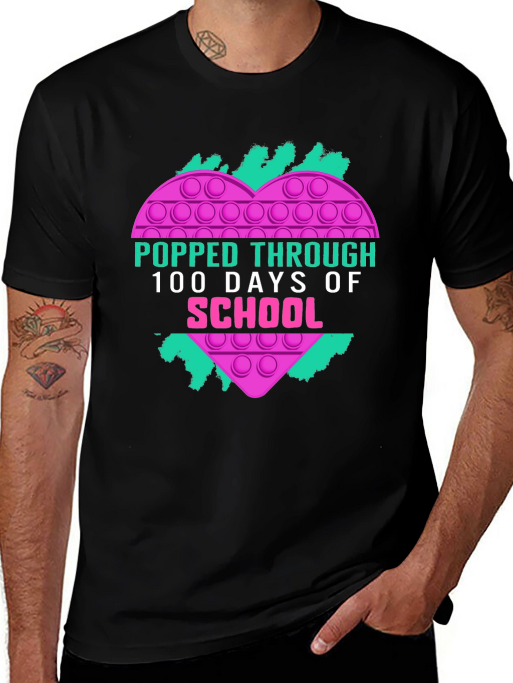 Popped Through 100 Days of School T-Shirt