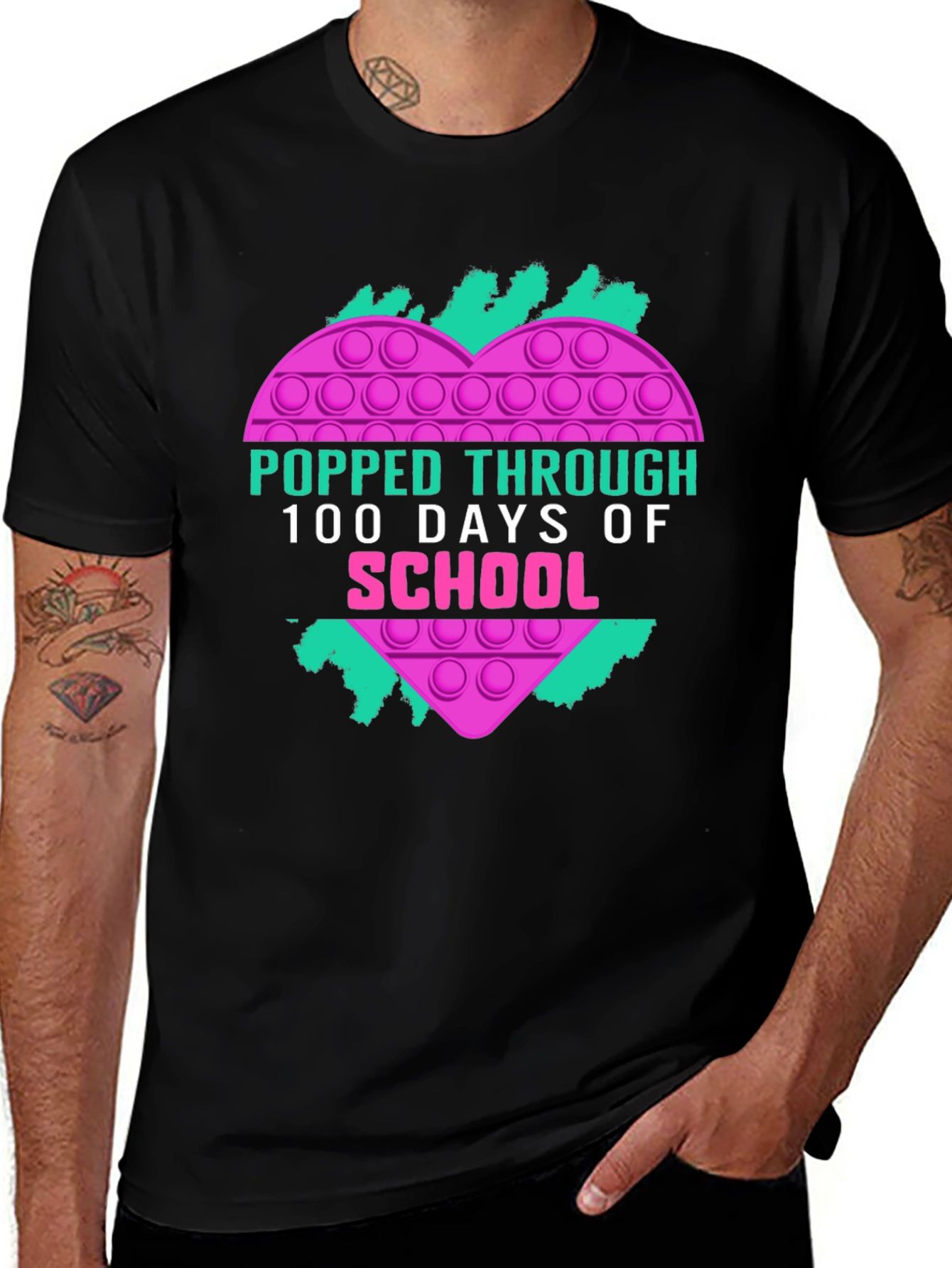 Popped Through 100 Days of School T-Shirt