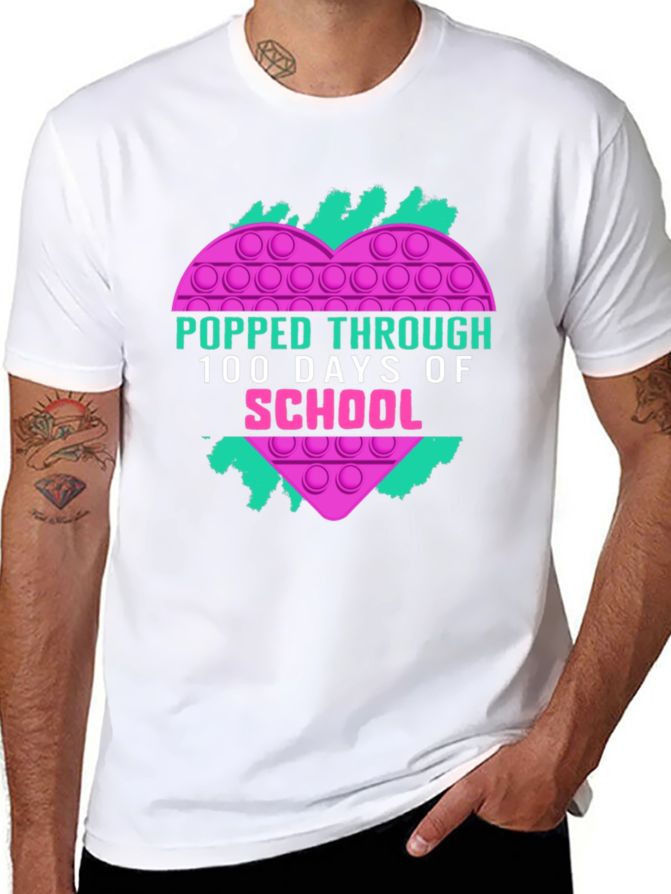 Popped Through 100 Days of School T-Shirt
