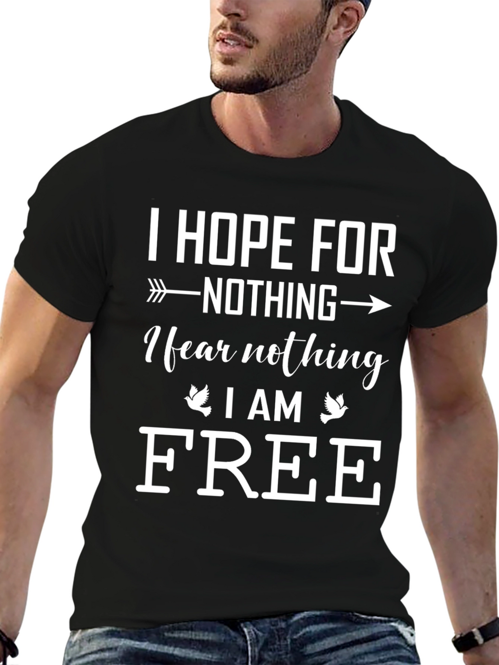I Hope For Nothing Graphic T-Shirt