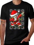 Dabbing Santa Ugly Christmas Sweater T-Shirt