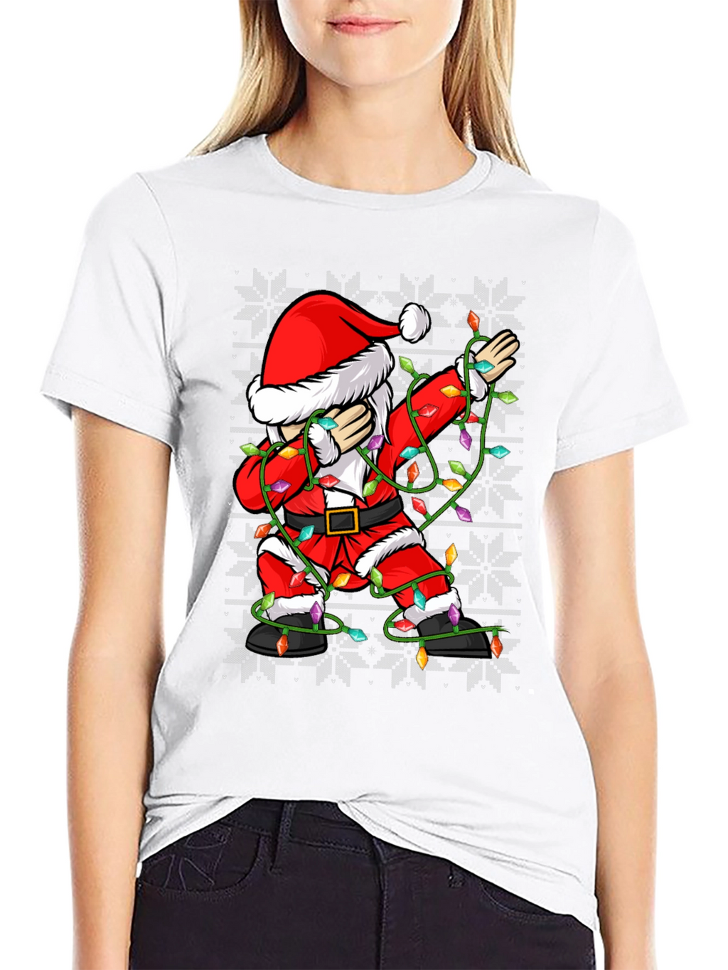 Dabbing Santa Ugly Christmas Sweater T-Shirt