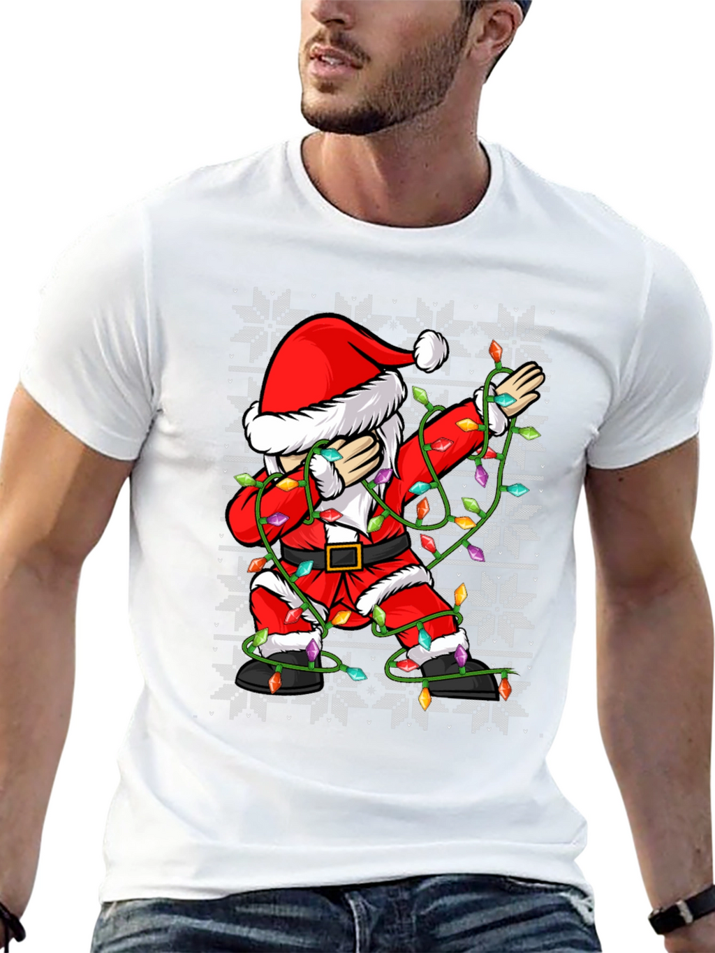 Dabbing Santa Ugly Christmas Sweater T-Shirt