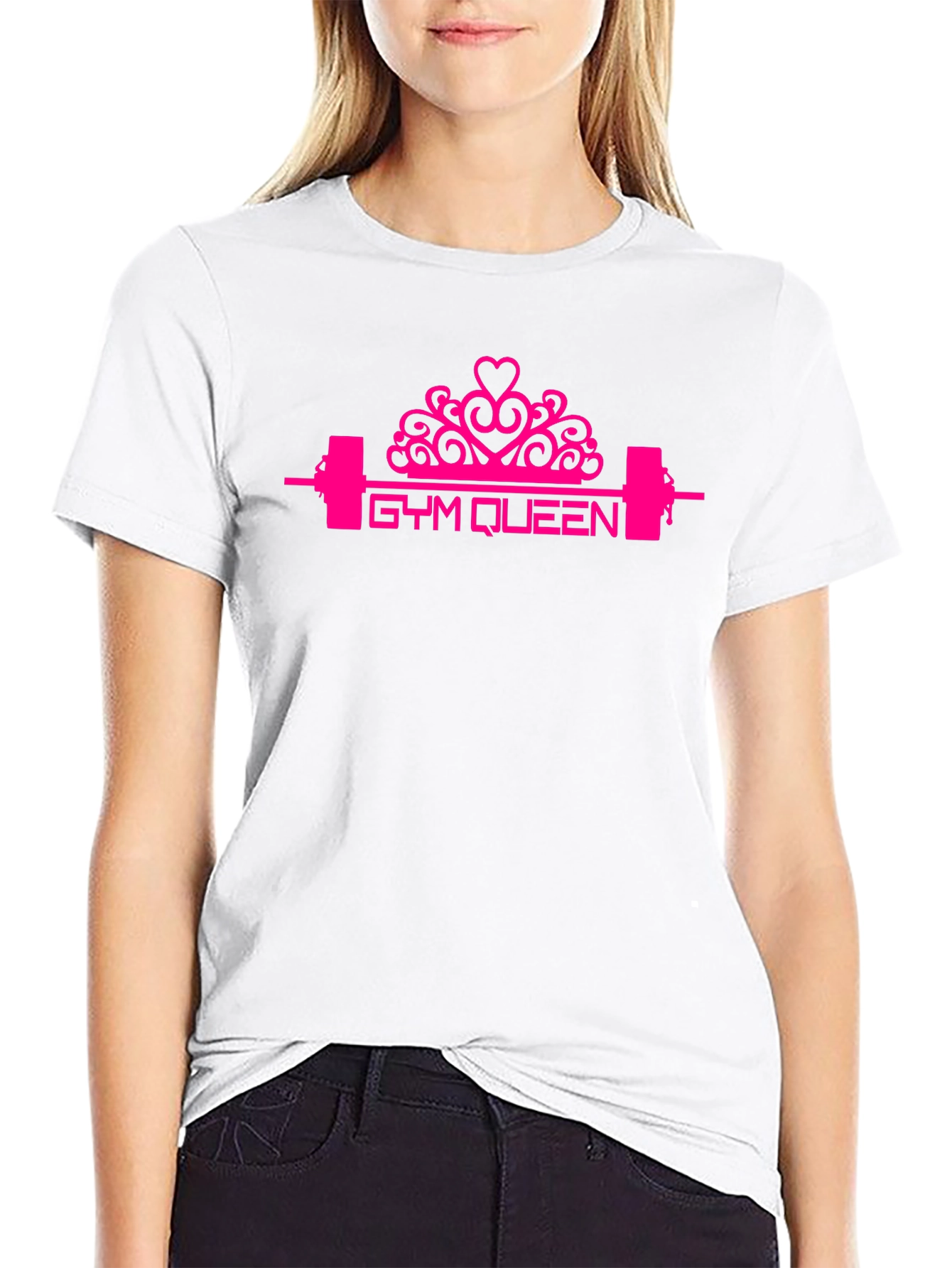 Gym Queen T-Shirt - Fitness Apparel for Women
