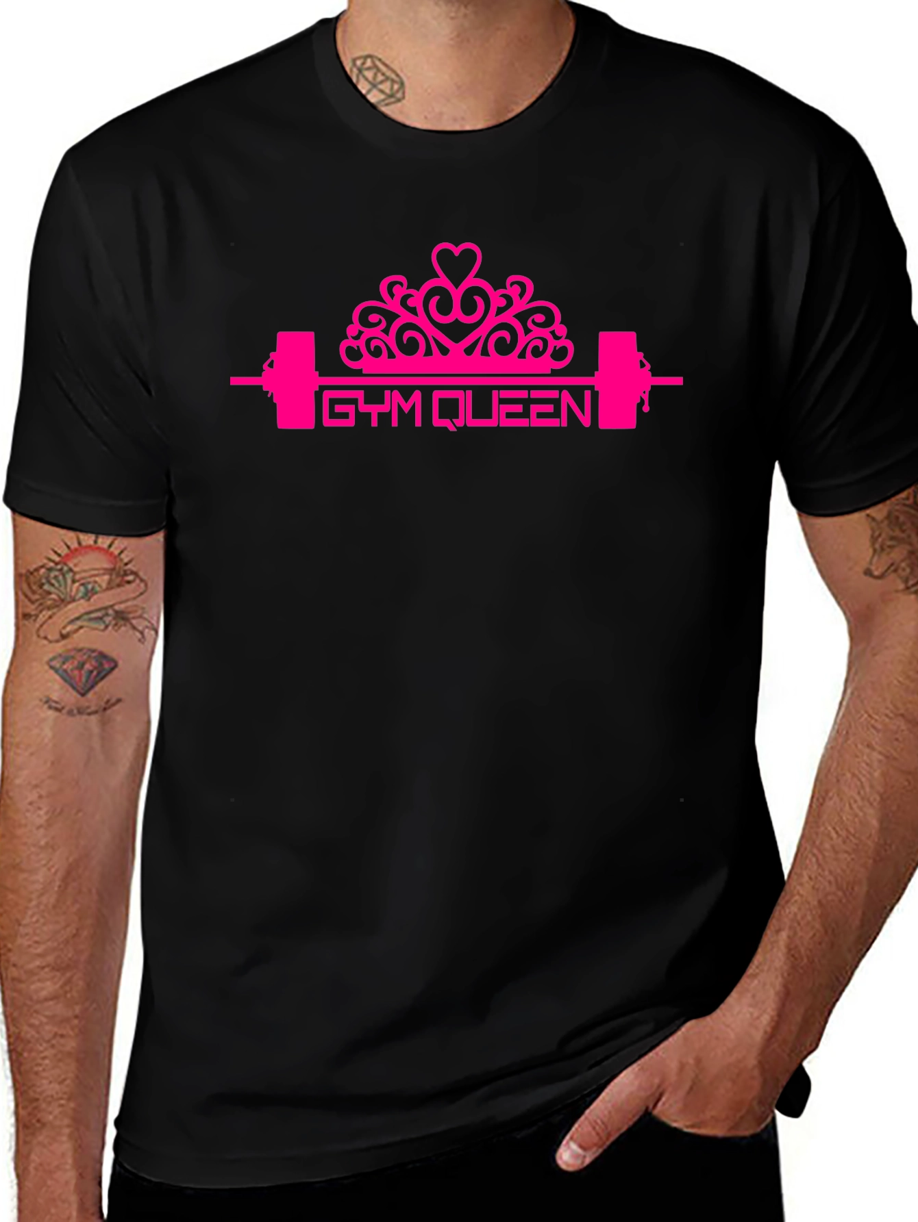 Gym Queen T-Shirt - Fitness Apparel for Women