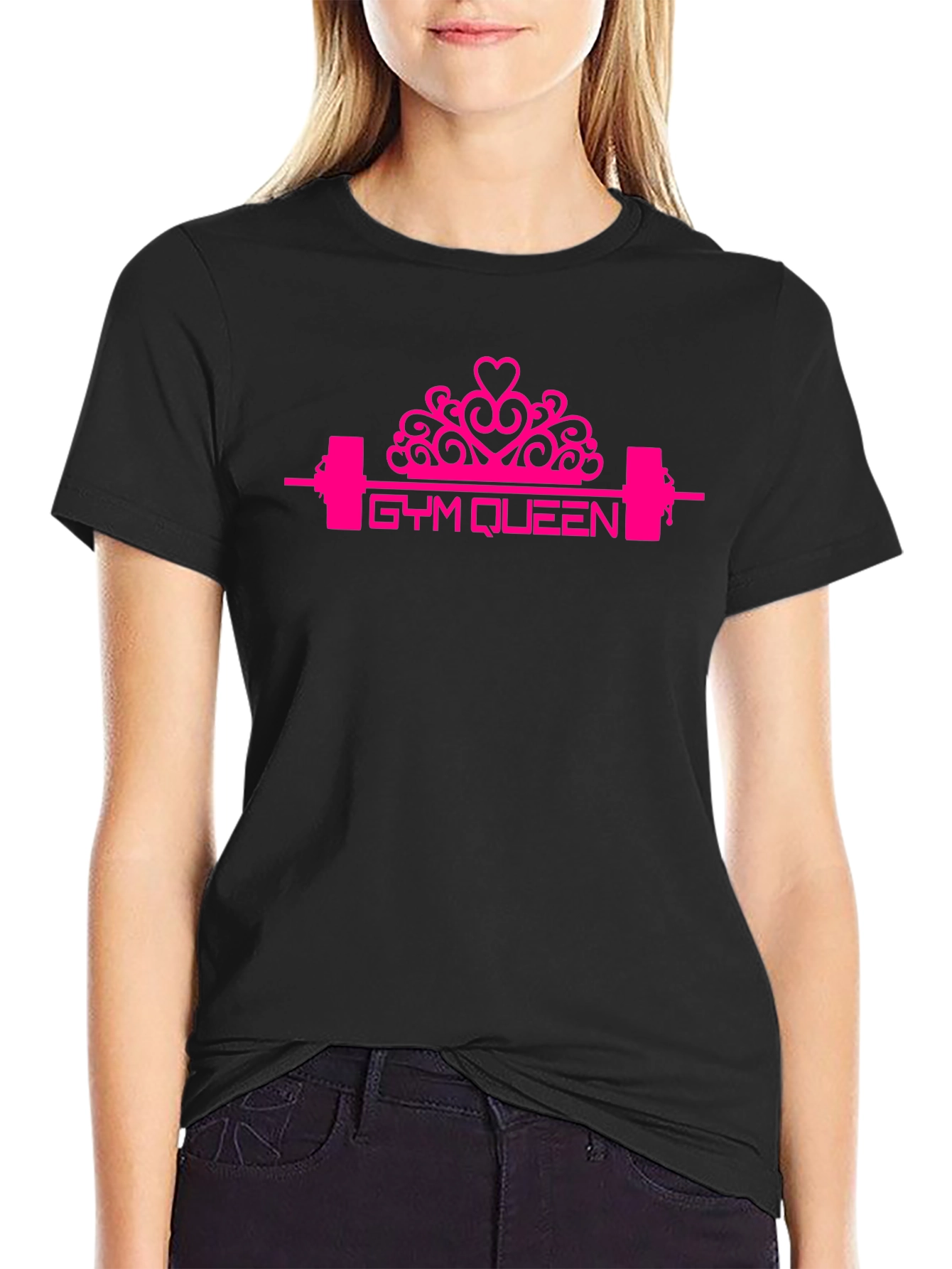 Gym Queen T-Shirt - Fitness Apparel for Women