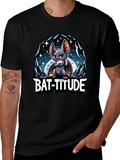Bat-Titude Cartoon Graphic Tee