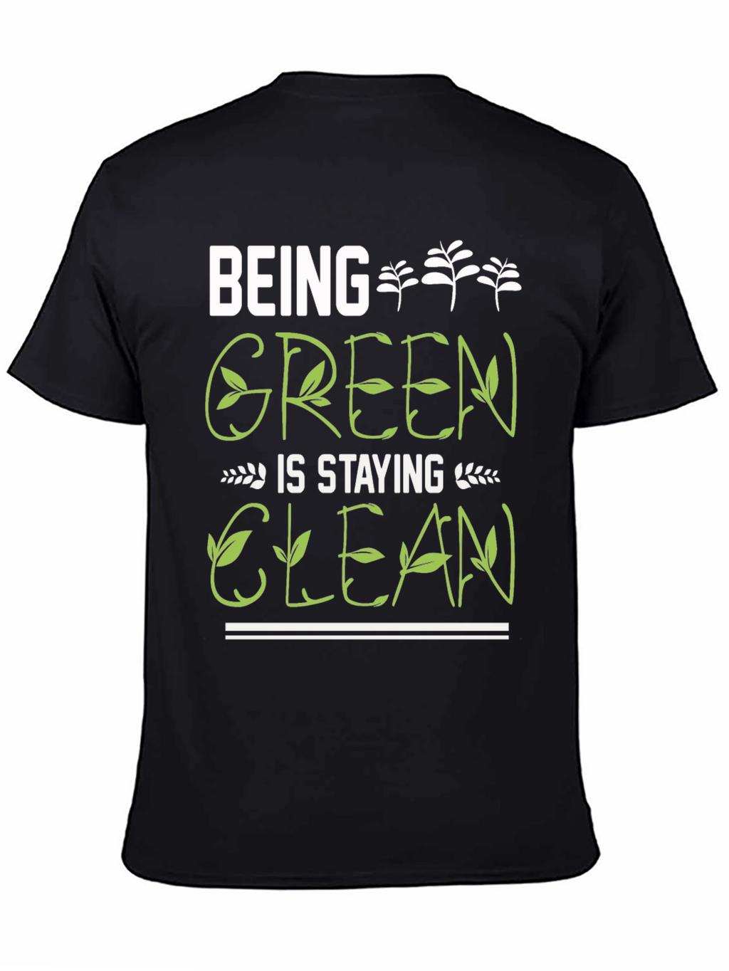 Eco-Friendly Being Green Graphic Tee