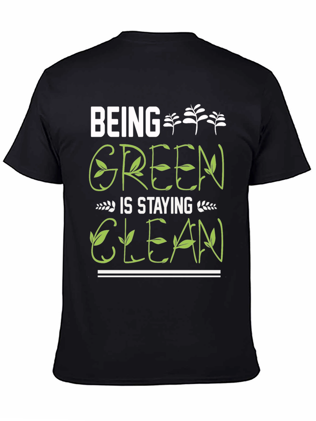 Eco-Friendly Being Green Graphic Tee