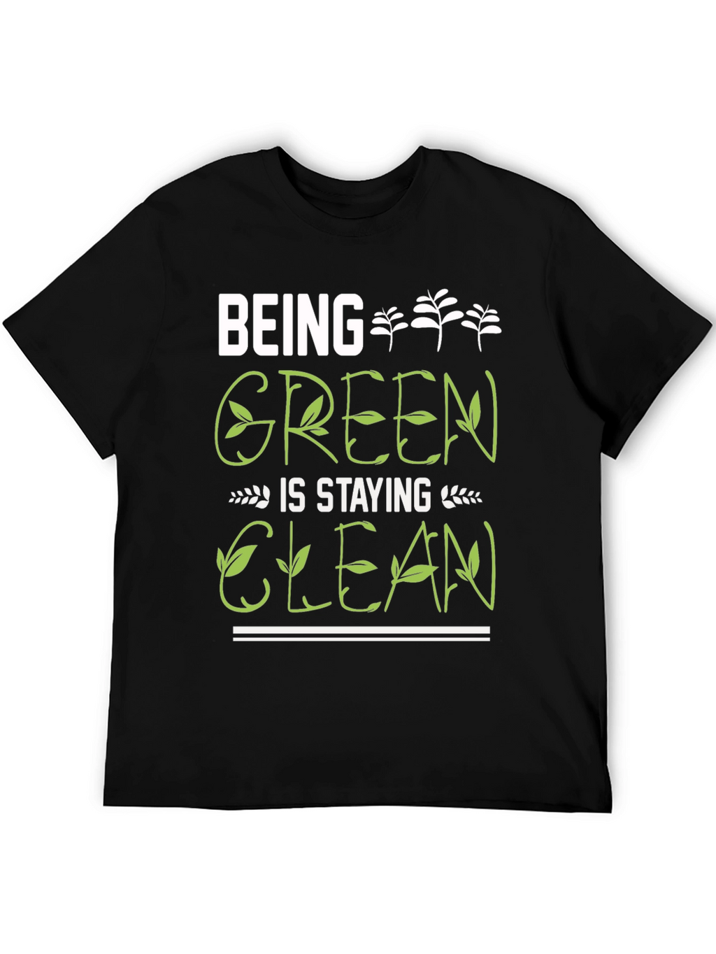 Eco-Friendly Being Green Graphic Tee